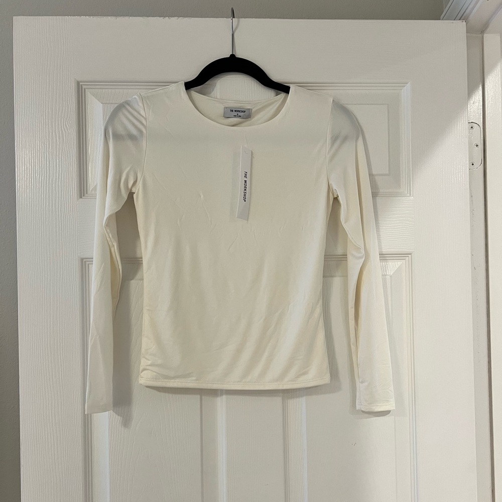 Always Ready Crewneck Long Sleeve Top - White / M
